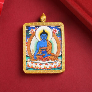 Medicine Buddha Thangka Pendant