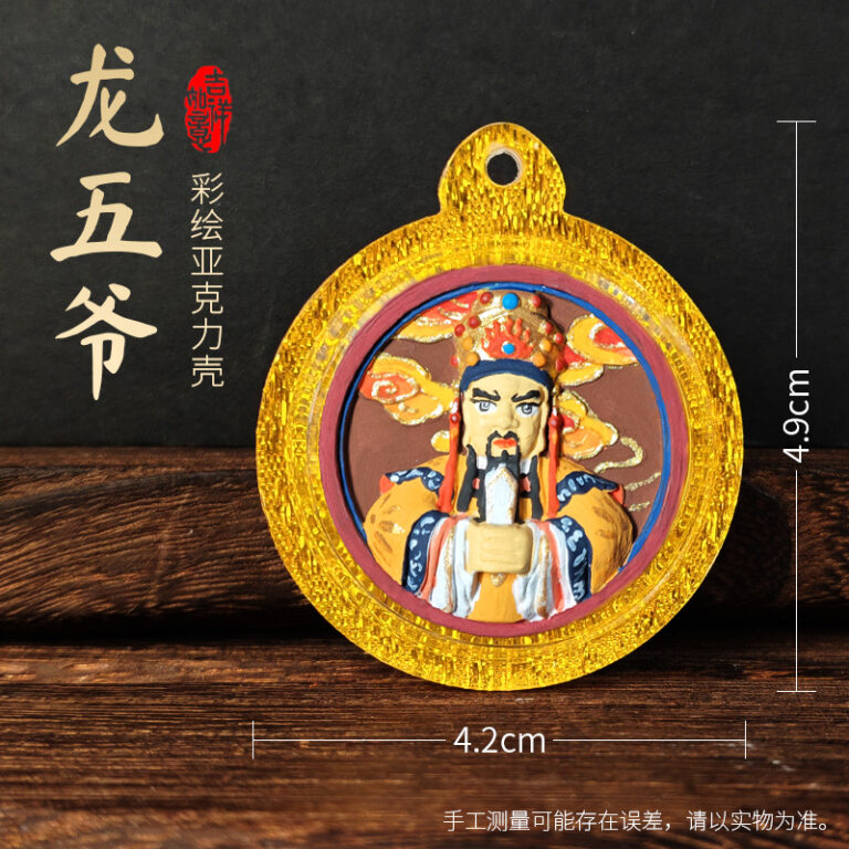 Five Protector Deities Painted Tsa-Tsha
