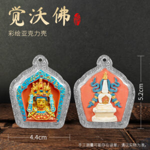 Jowo Buddha Painted Tsa-Tsha